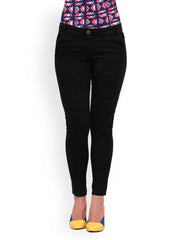 STREET 9 Women Black Slim-Fit Trousers