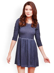 STREET 9 Denim Blue Skater Dress