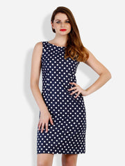 STREET 9 Navy Printed Shift Dress