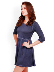 STREET 9 Denim Blue Skater Dress