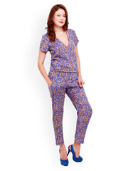 STREET 9 Women Blue Printed Jumpsuit