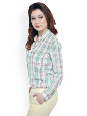 STREET 9 Women Multicoloured Checked Shirt