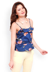 STREET 9 Women Navy Printed Top