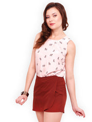 STREET 9 Women Pink Printed Top