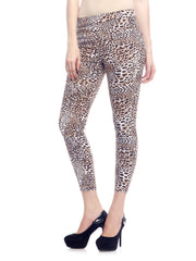 Sakhi Sang Women Brown Animal Printed Jeggings
