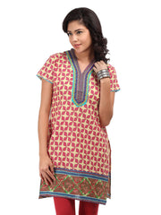 Sattyaa Women Yellow &amp; Yellow Printed Kurta