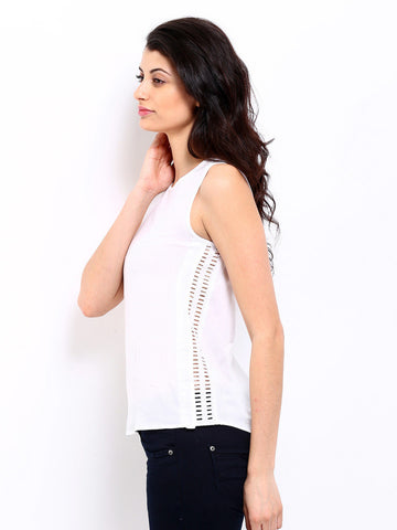 Sbuys Women White Top