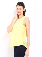 Sbuys Women Yellow Top