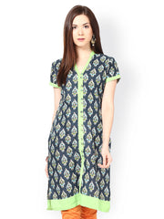 Seeya Women Blue Printed Kurta