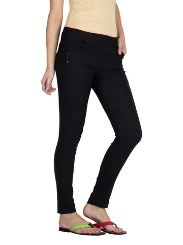Senora Women Black Jeggings
