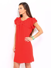 Sepia Red Shift Dress