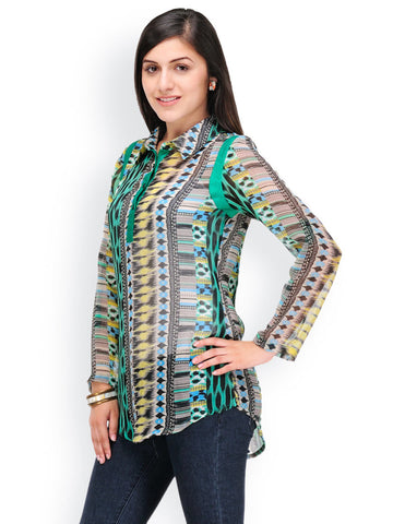Shakumbhari Women Multicoloured Printed Top