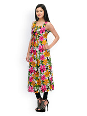Shakumbhari Women Multicoloured Floral Print Kurta