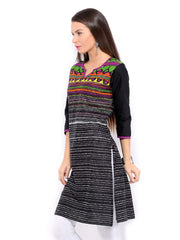 Shree Women Black Printed Kurta
