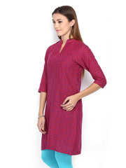 Shree Women Pink Printed Kurta