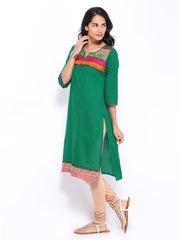 Shree Women Green Kurta