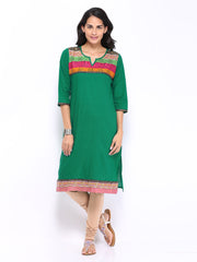 Shree Women Green Kurta