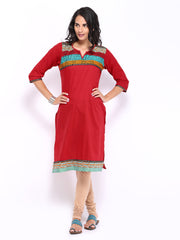 Shree Women Red Kurta