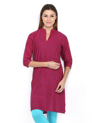 Shree Women Pink Printed Kurta