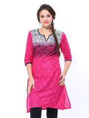 Shree Women Pink Printed Kurta