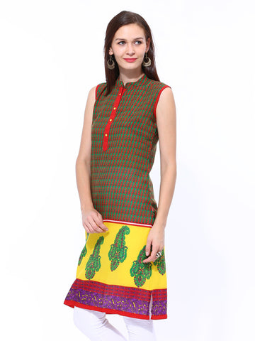 Shree Women Multicoloured Printed Kurta