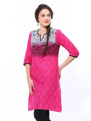 Shree Women Pink Printed Kurta