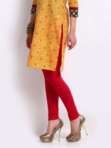 Shree Women Red Leggings