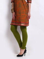 Shree Women Olive Green Leggings