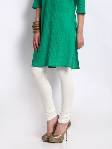 Shree Women Off-White Leggings