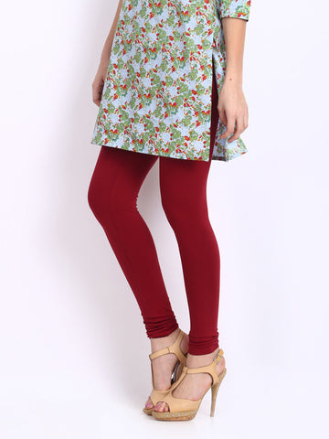 Shree Women Maroon Leggings