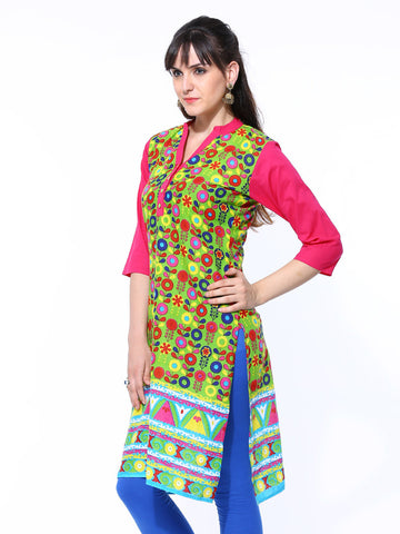 Shree Women Multicoloured Printed Kurta