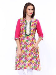 Shree Women Multicoloured Printed Kurta
