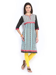 Shree Women Mutli-Coloured Printed Kurta
