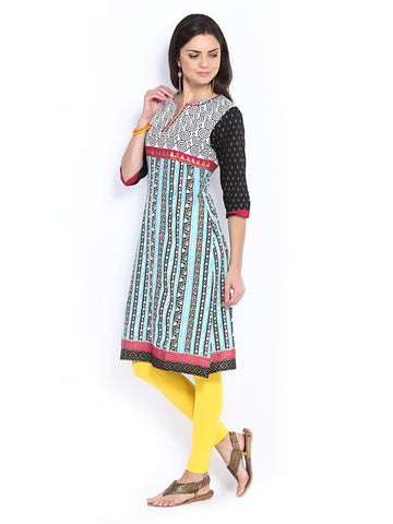 Shree Women Mutli-Coloured Printed Kurta