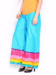 Shree Blue Printed Palazzo Pants