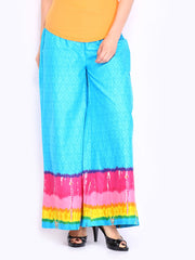 Shree Blue Printed Palazzo Pants