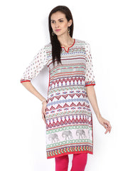 Shree Women Multi-Coloured Printed Kurta
