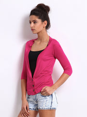 Silver Strings Pink Shrug