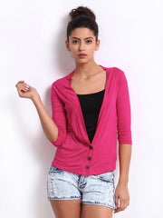 Silver Strings Pink Shrug