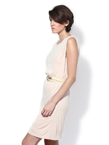 Sisley Light Pink Fit &amp; Flare Dress