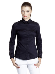 Sisley Women Black Shirt