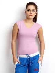 Slazenger Women Mauve T-shirt