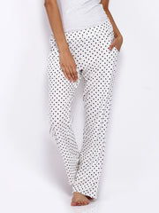 Slumber Jill Women White Printed Lounge Pants FWSJ102