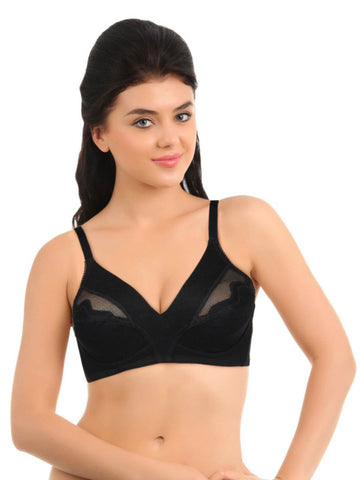 Soie Classic Black Bra CB-309