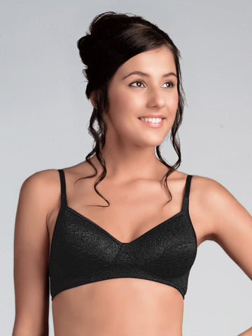 Soie Black Bra FB-701