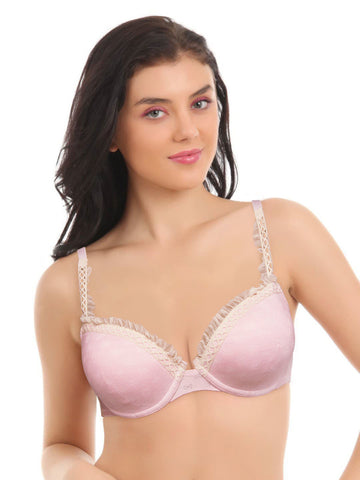 Soie Pink Bra FB-504