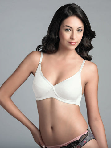 Soie Classic White Bra CB-401