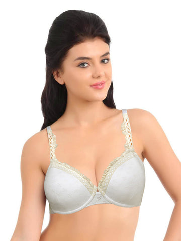 Soie White Bra FB-504