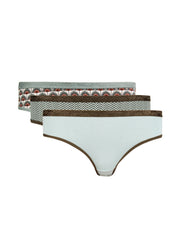 Soie Women Pack of 3 Bikini Briefs 3BK-4