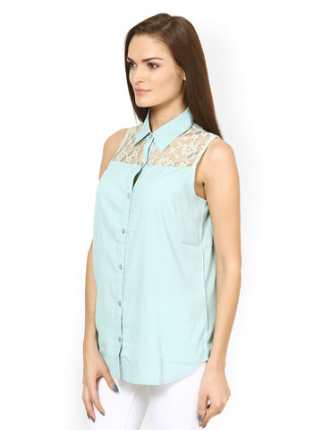 Srota Women Light Green Top